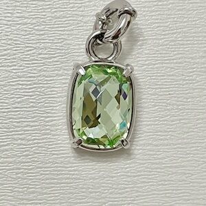 Myka Silver and Green Pendant